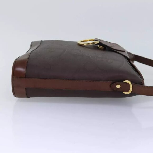 Christian Dior Trotter Canvas Shoulder Bag PVC Brown Auth yk12486 - Picture 3 of 14